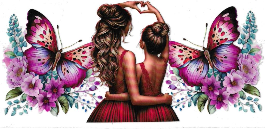 Brunette Mother & Daughter