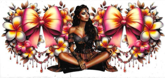 Frangipani Tattoo Girl