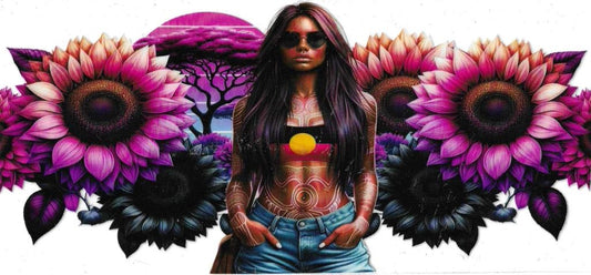 Indigenous Tattoo Girl