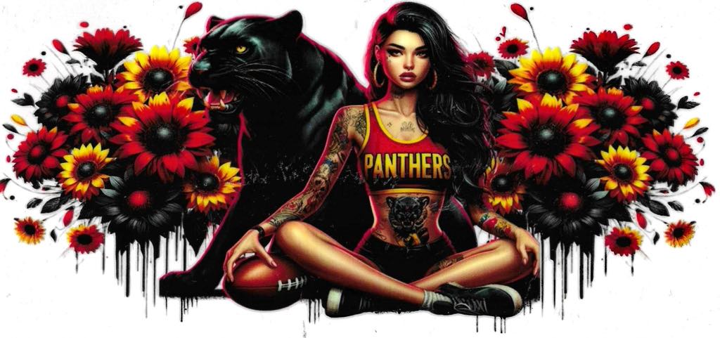 Panthers Tattoo Girl