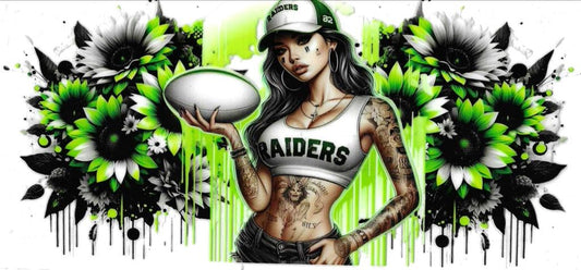 Raiders Tattoo Girl