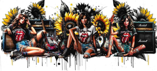 Rolling Stones Tattoo Girl
